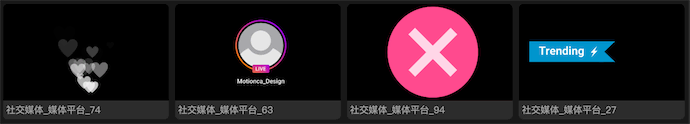 基本图形社交媒体模板预览 2